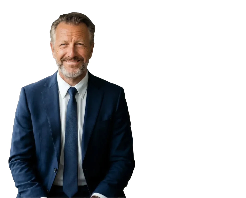 Uomo di mezza età elegante